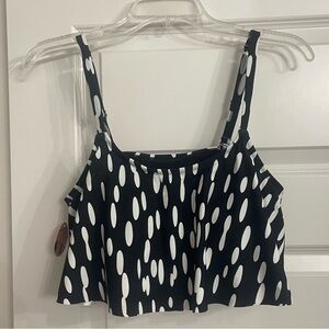 Sharpermint Ruffled Bikini Top